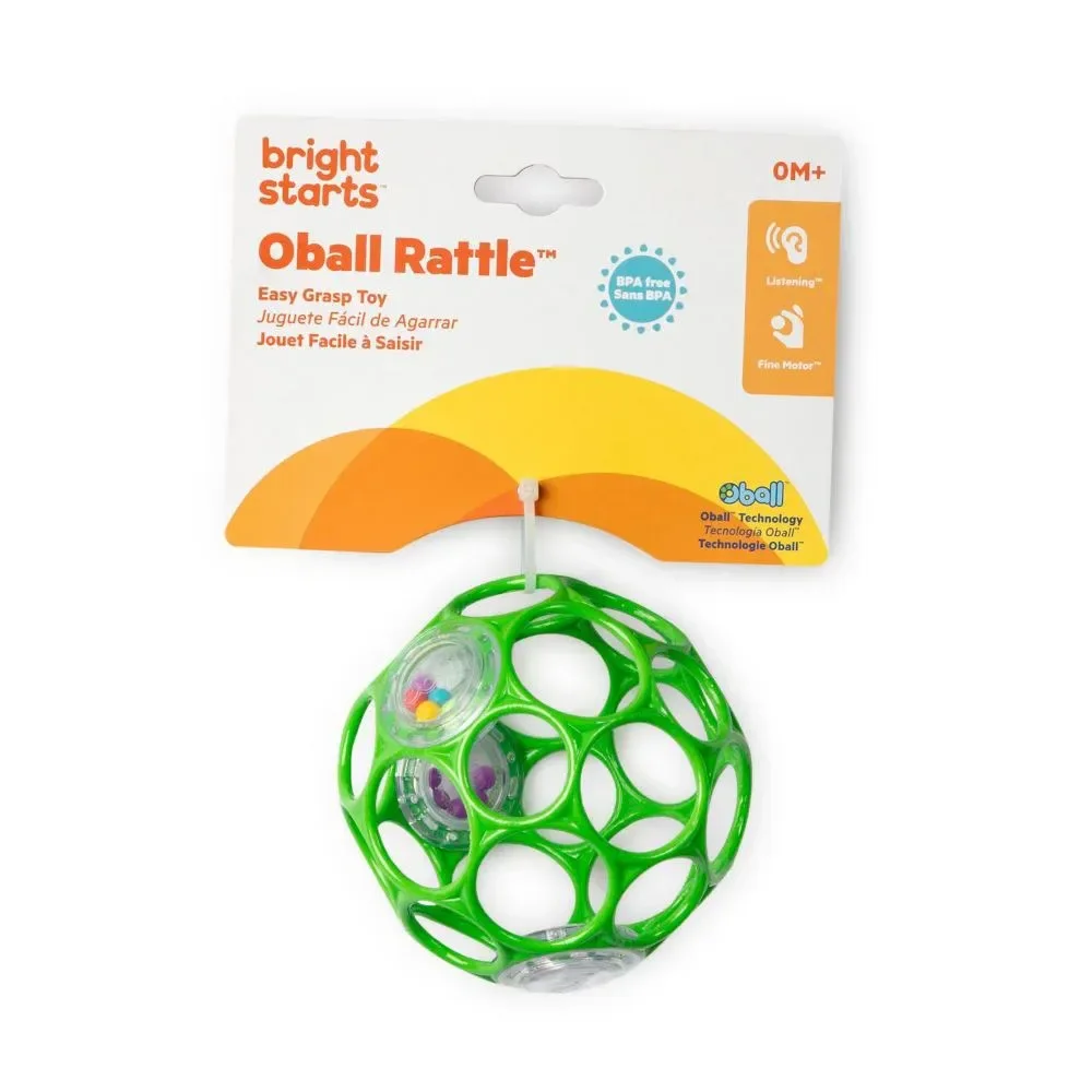 Jucarie zornaitoare Bright Starts Oball Easy Grasp, diverse culori foto