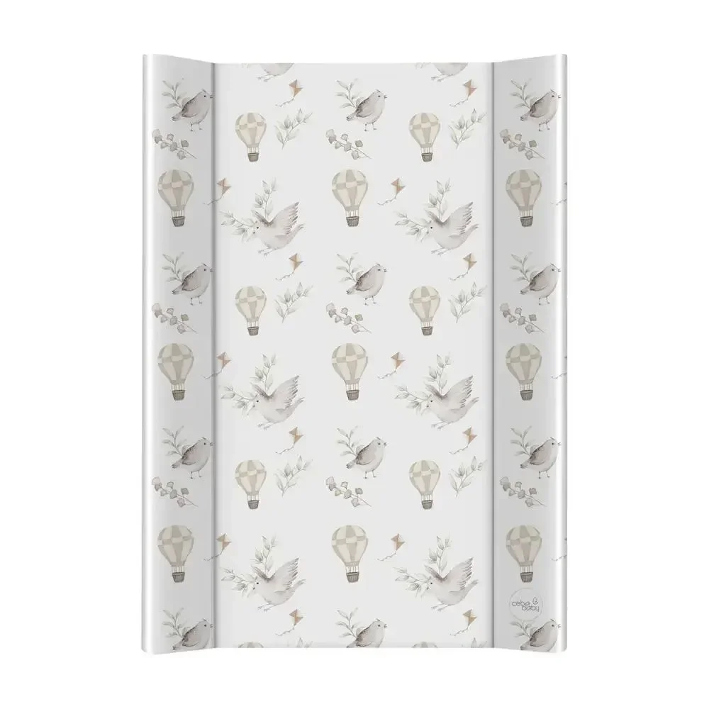 Saltea de infasat tare Ceba Baby Ultra Light Happy Birds, 70x50 cm foto