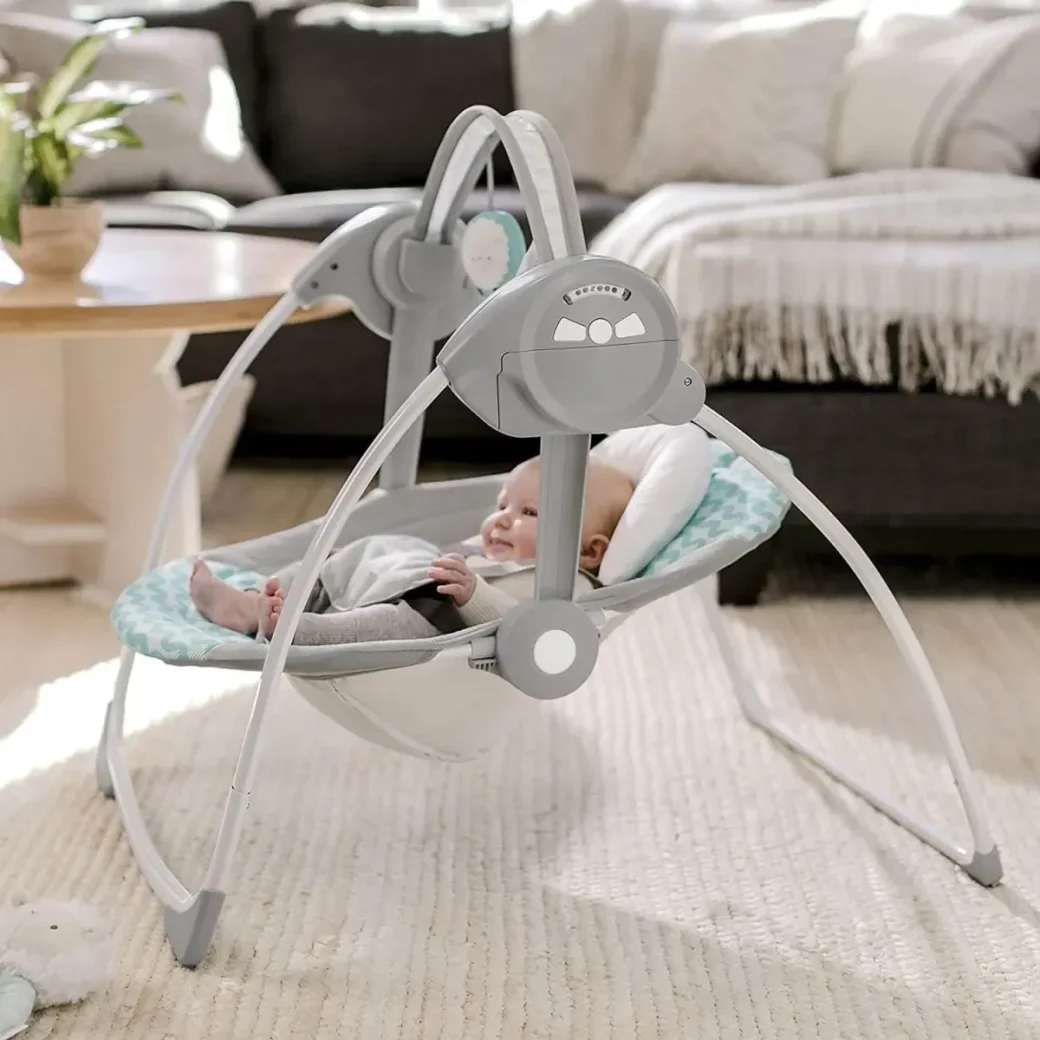 Leagan portabil Ingenuity Swingity Swing, Goji foto