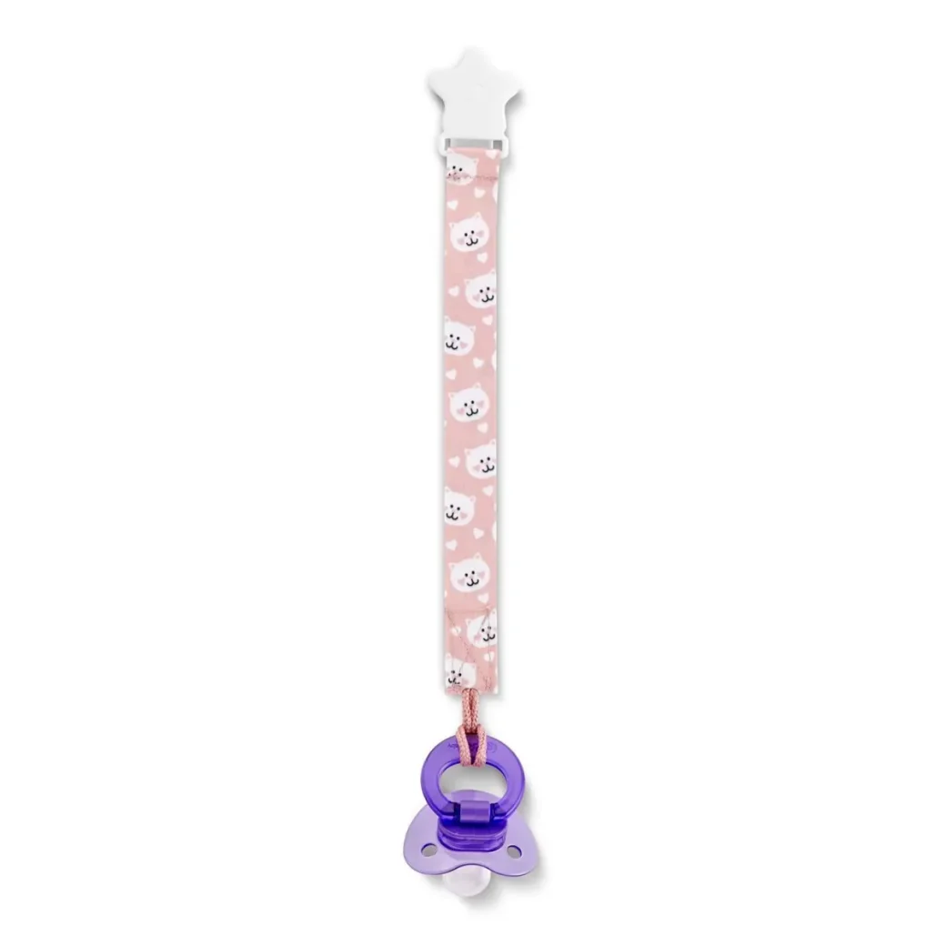 Цепочка для пустышки BabyJem Pink foto