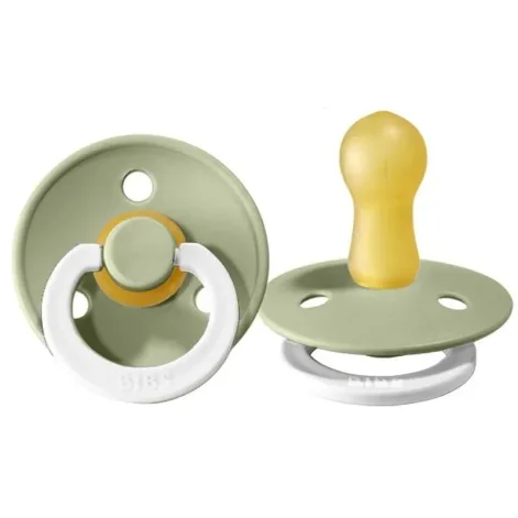 Suzeta rotunda din latex BIBS Sage Glow (6-18 luni) foto