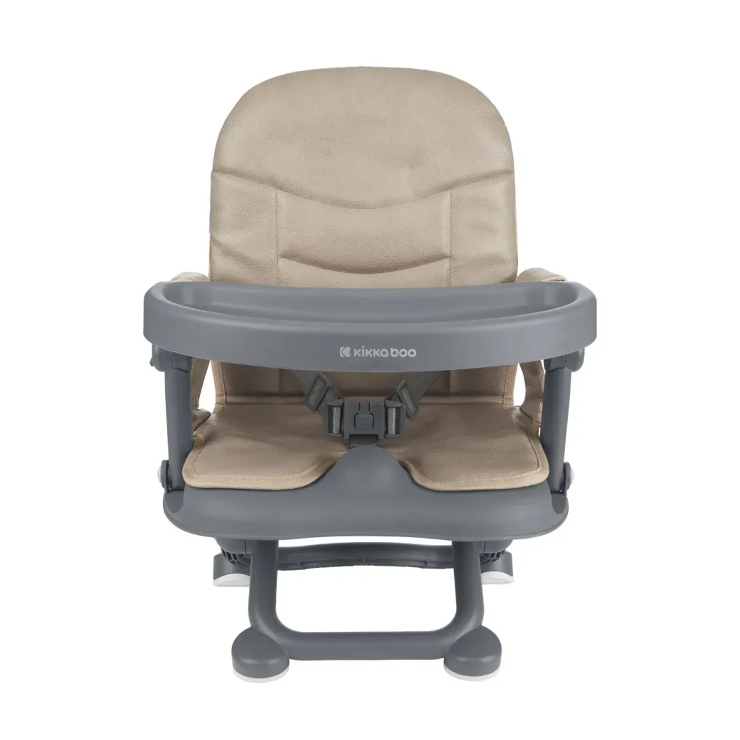 Scaun de masa tip booster KikkaBoo Pappo Beige foto