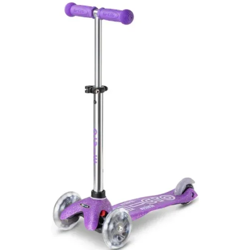Самокат Micro Mini Deluxe Fairy Glitter LED Purple foto