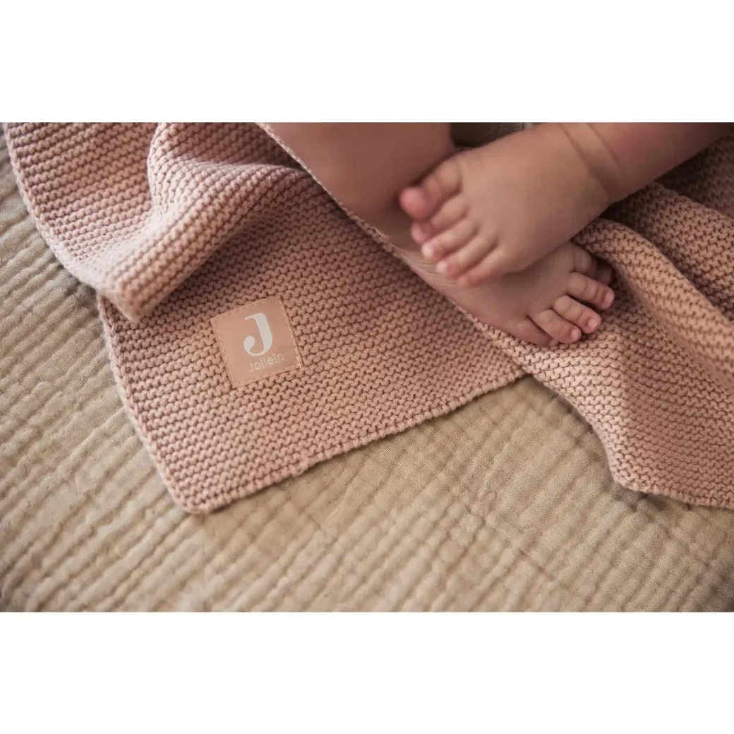 Paturica Jollein Basic Knit Wild Rose, 75x100 cm foto