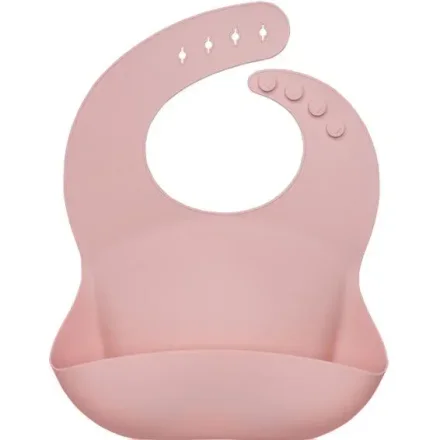 Мягкий силиконовый нагрудник Petite&Mars Sam Pink foto