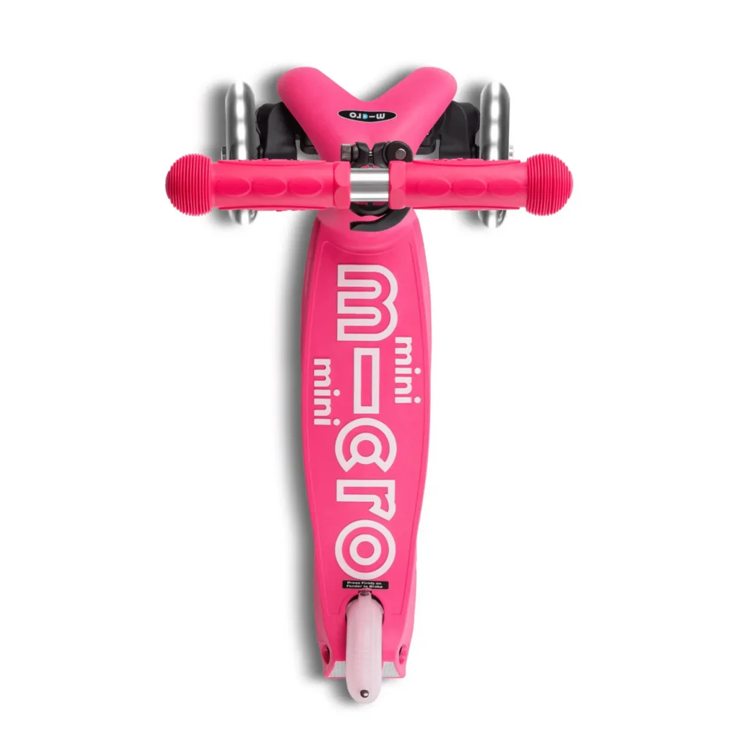 Trotineta pliabila Micro Mini Deluxe Foldable LED Pink foto