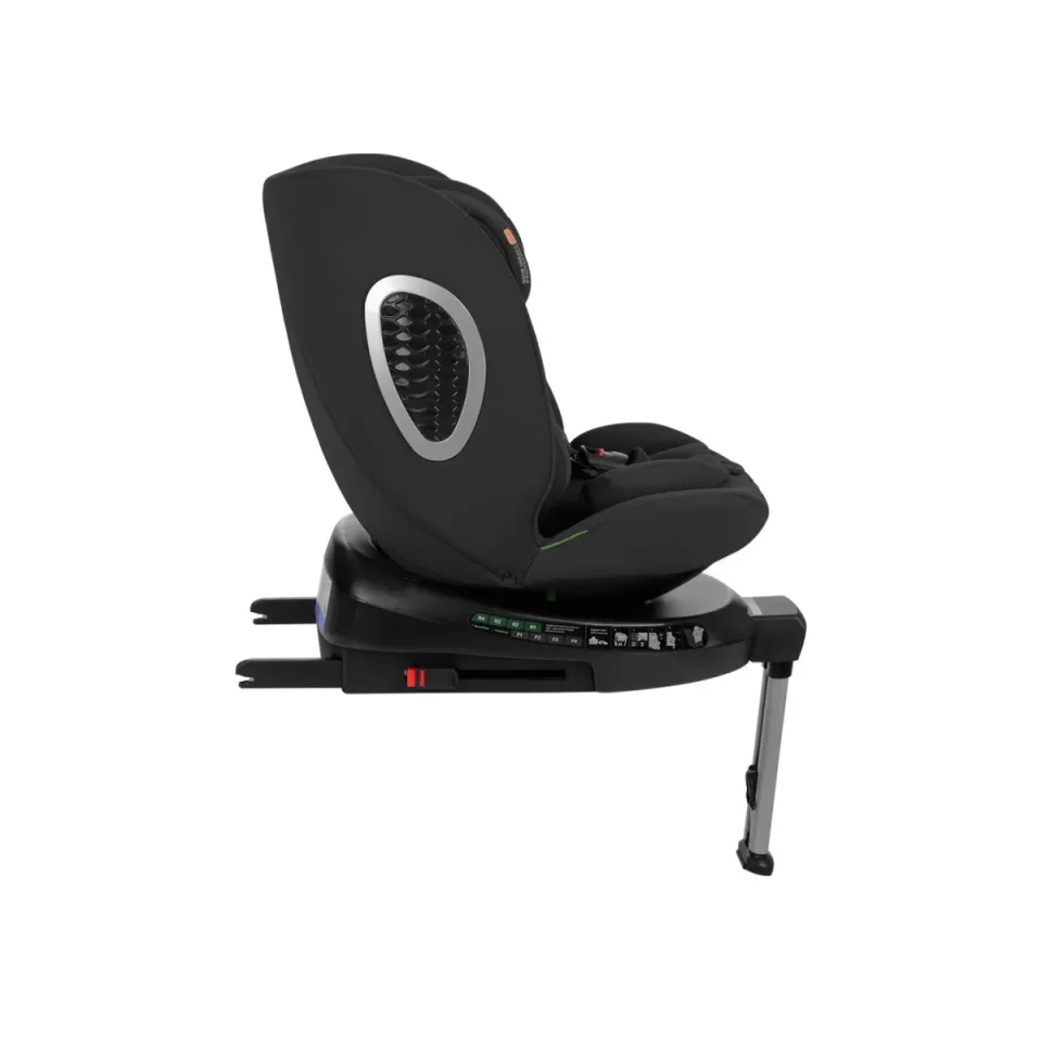 Вращающееся автокресло с изофиксом KikkaBoo i-Rove Black, 40-150 см foto