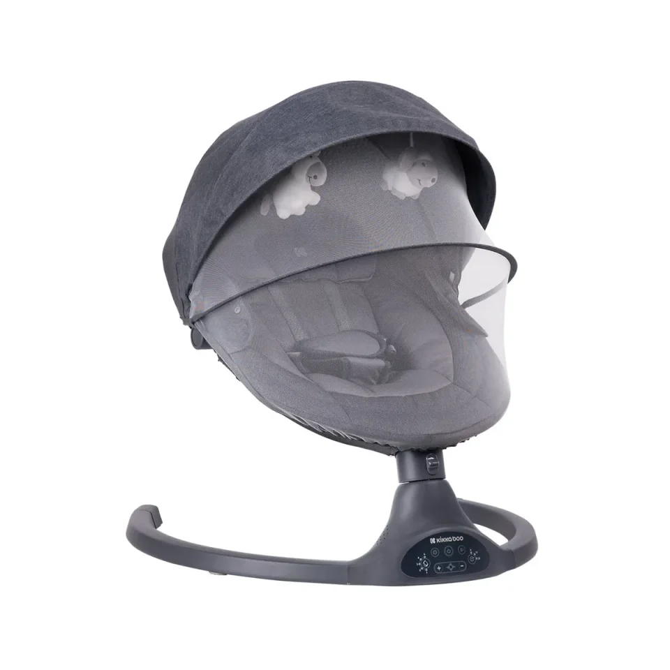 Электрические качели KikkaBoo Codie Dark Grey foto
