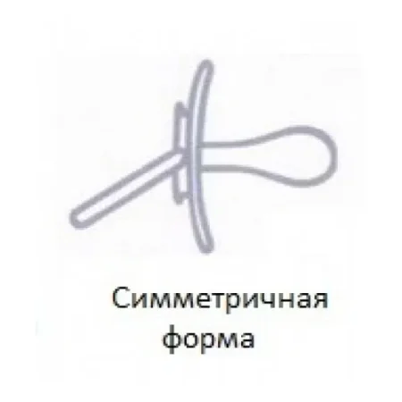 canpol 22/581 suzetă din silicon simetric "newborn baby" (6-18m) 1buc.