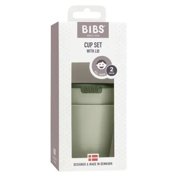 Набор из 2 детских стаканов BIBS Blush foto