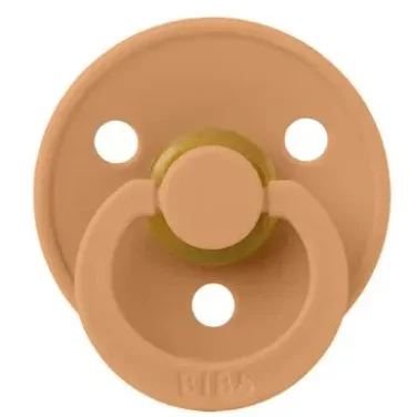 Suzeta rotunda din latex BIBS Pumpkin (6-18 luni) foto