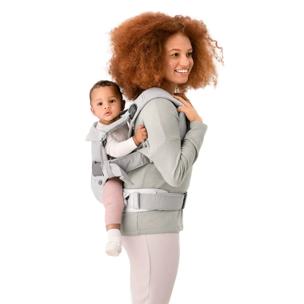 Анатомический рюкзак-кенгуру BabyBjorn One Air Anthracite, 3D Mesh foto