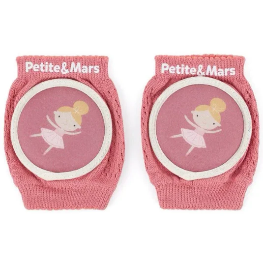 Эластичные наколенники для ползания Petite&Mars Follow Dusty Rose foto