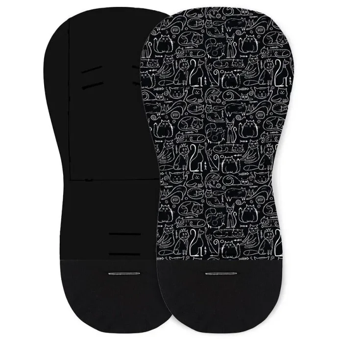 Salteluta pentru carucior Petite&Mars Foamy Black Cats foto