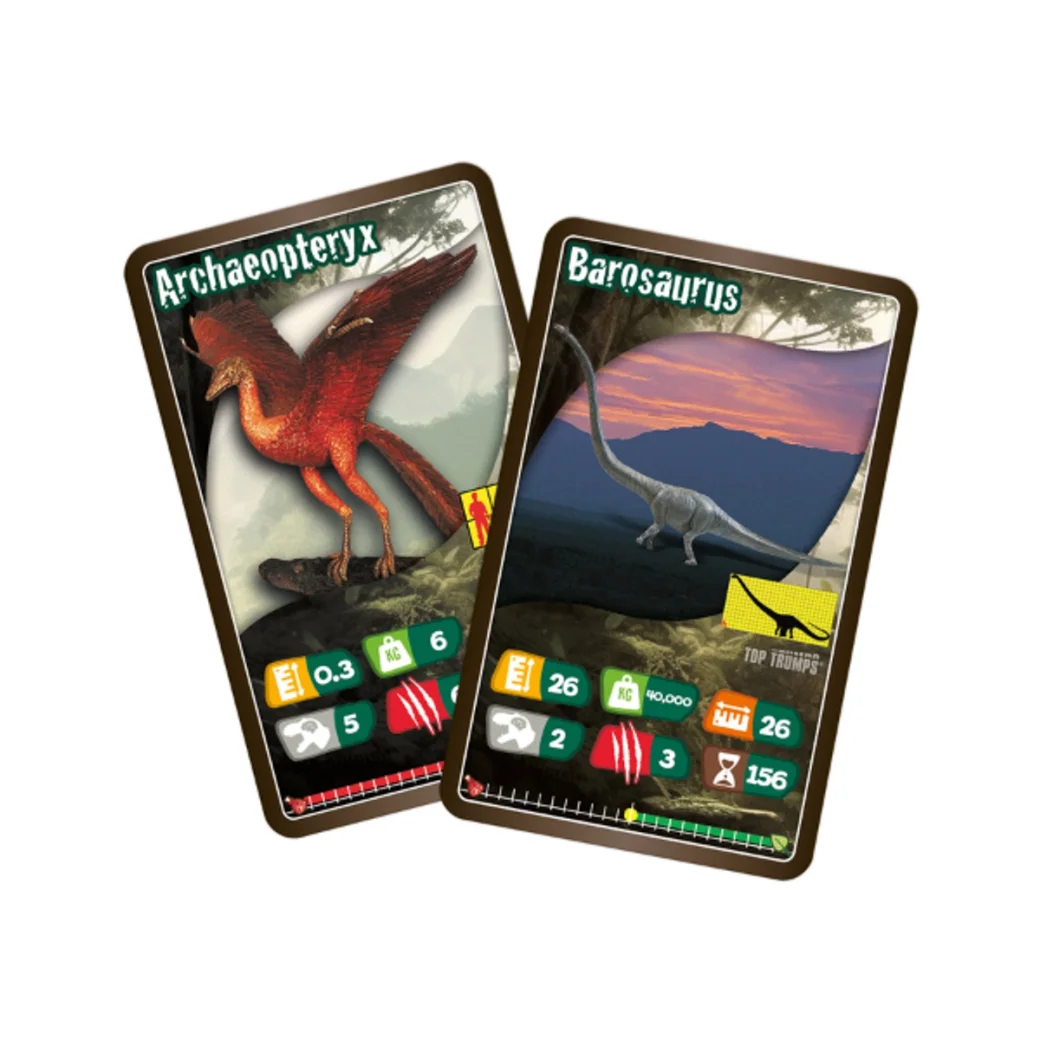 Joc de masă Top Trumps "Dinozauri" (en)