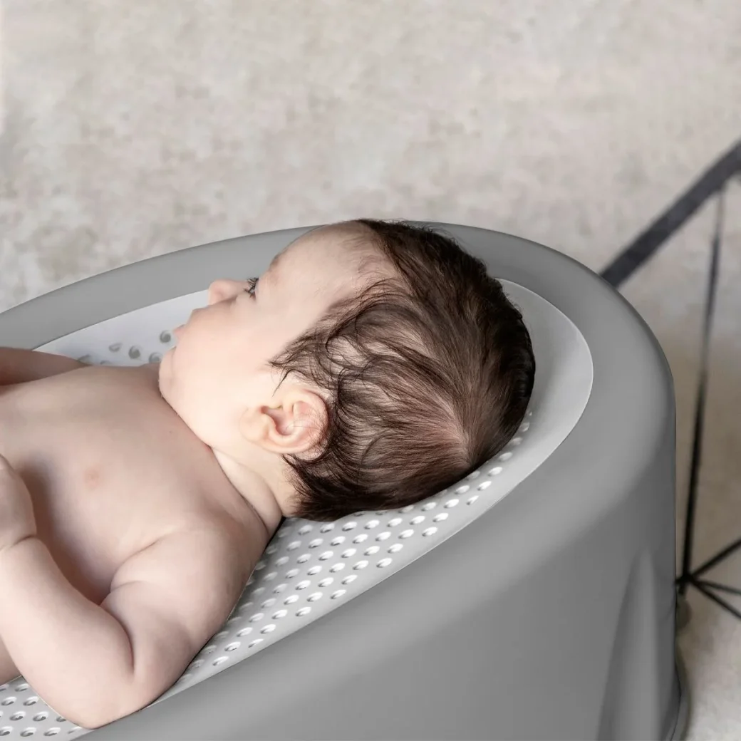BABYJEM Suport pentru baie Soft Basic Gri