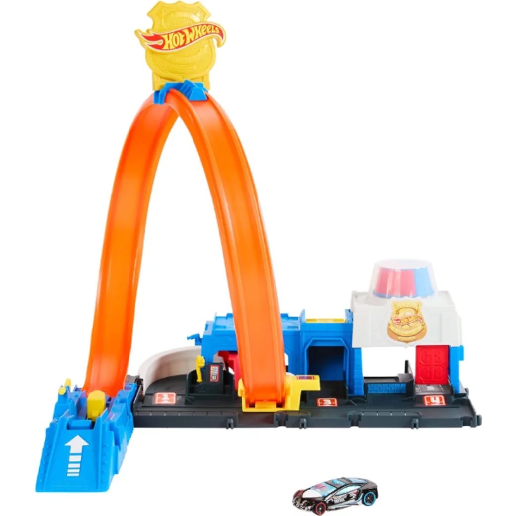 Setul de joacă Hot Wheels City "Secția de Poliție"