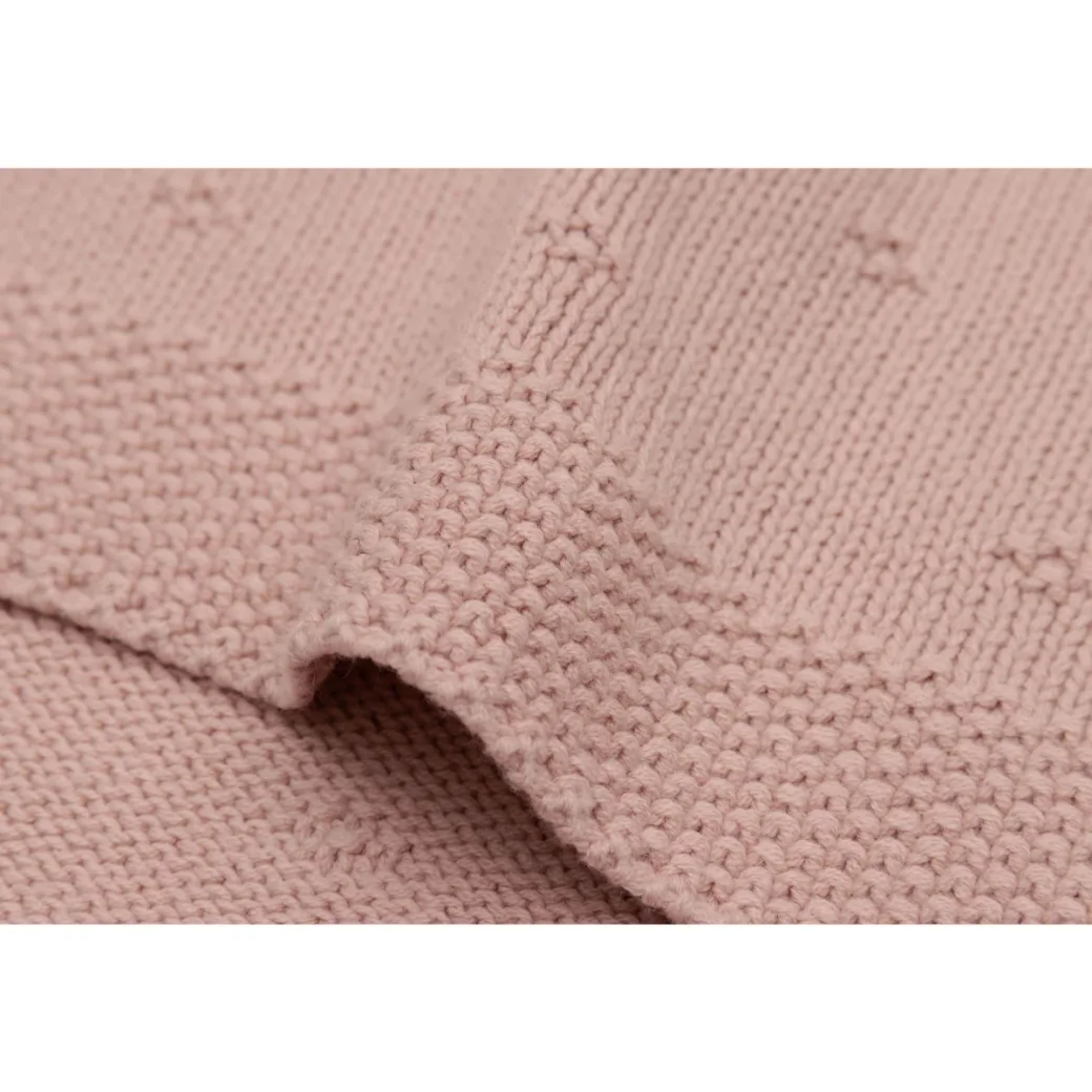 Плед Jollein Cosy Knit Wild Rose, 75x100 см