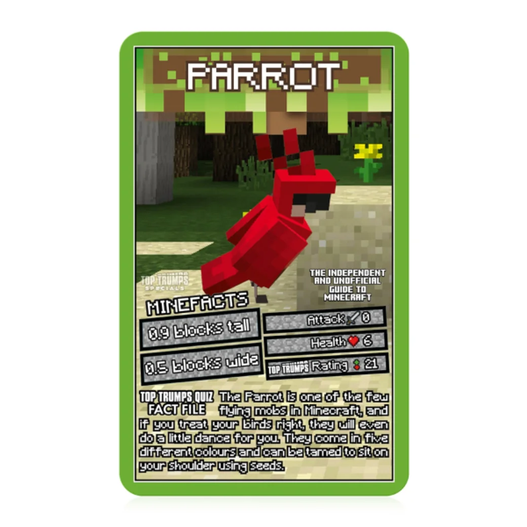 Joc de masă Top Trumps "Minecraft" (en)
