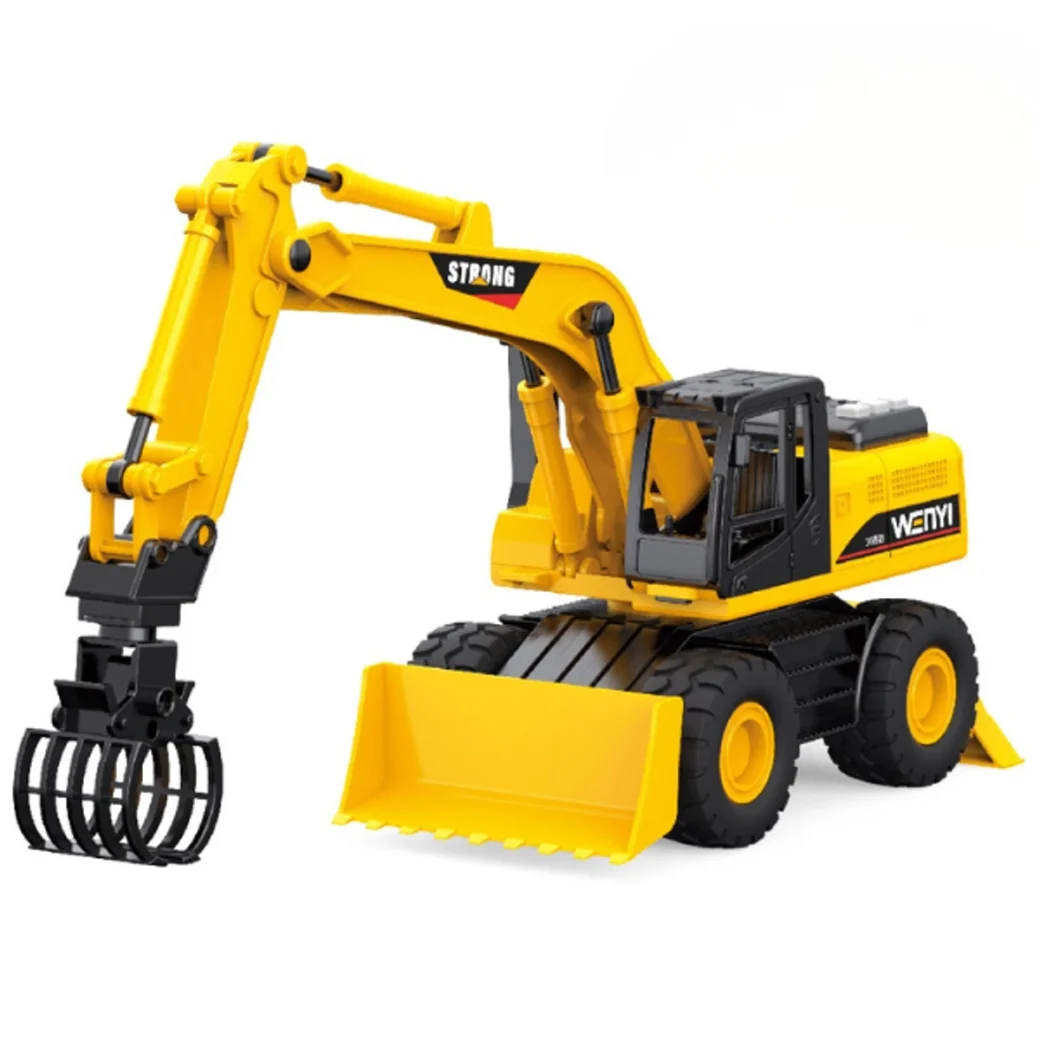 1:14 Utilaj special „Excavator-Încărcător” 3 în 1 (lumini/sunete)