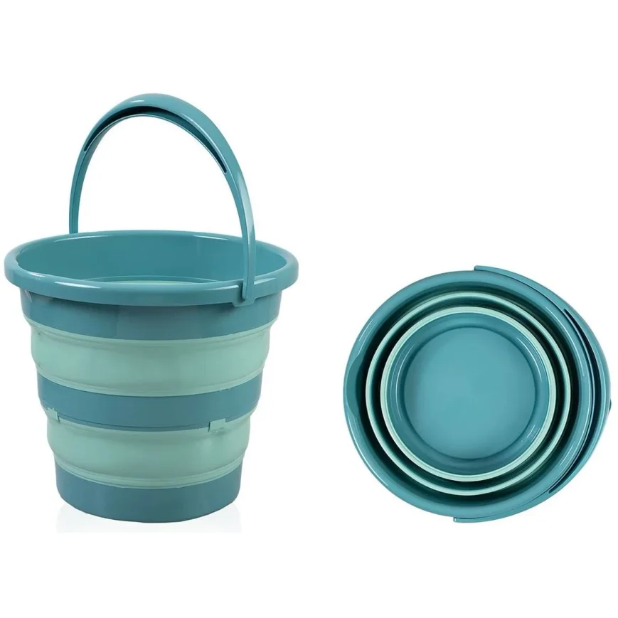 BABYJEM Set de baie pliabil Turcuaz, 5 piese