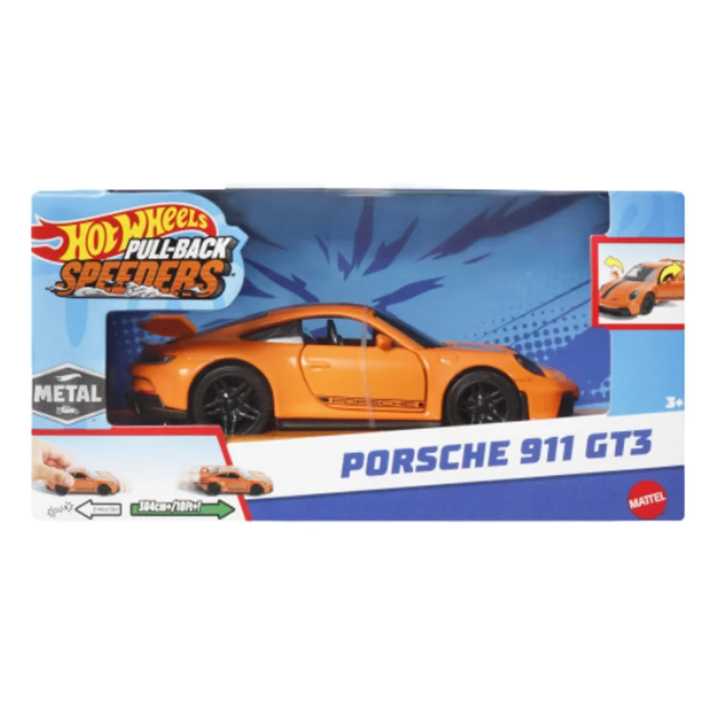 Mașina Hot Wheels de inerție "Pull-Back Speeders" (as.)