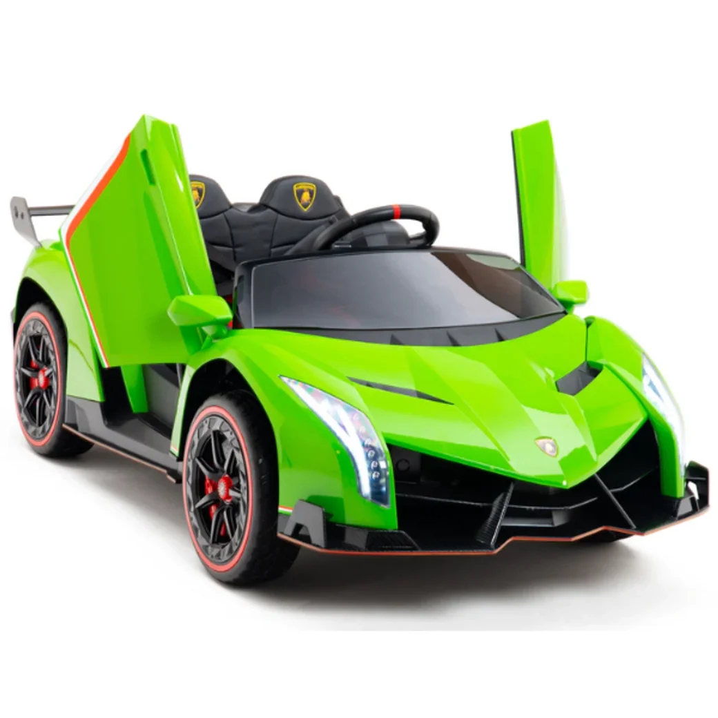 Mașinuța electrică LAMBORGHINI VENENO, 12V7Ah, motor 12V390x4 (25W*4), roti EVA