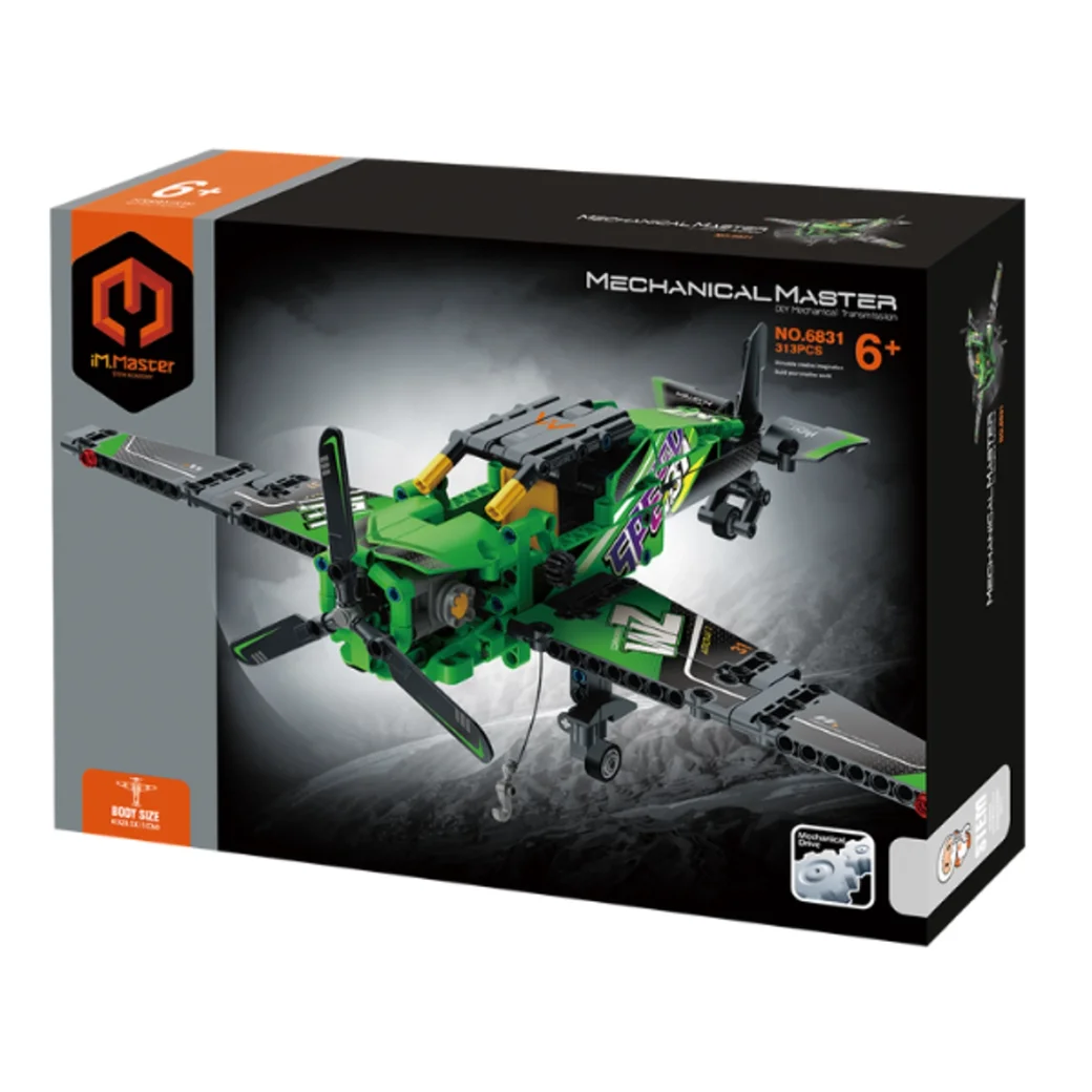 Set de construcție iM Master Mechanical Master - „Avion de salvare”, 313 piese