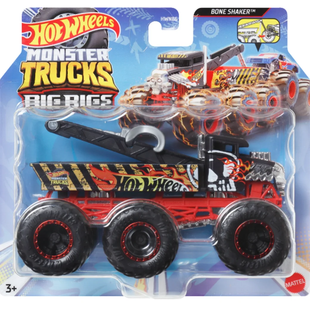 Hot Wheels Monster Trucks 1:64 с 6 колесами, в ассортименте