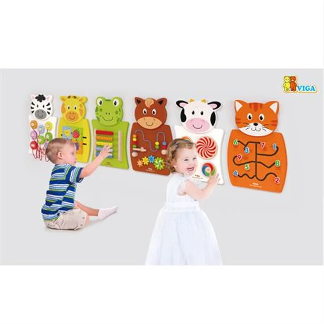 Busyboard (de perete) "Broscuța cu abac"