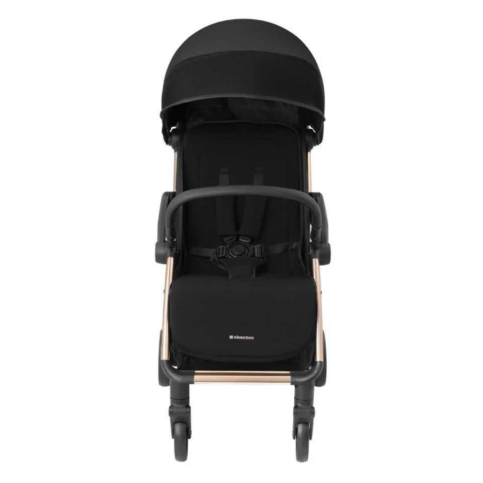 Carucior cu pliere automata KikkaBoo Eden Black