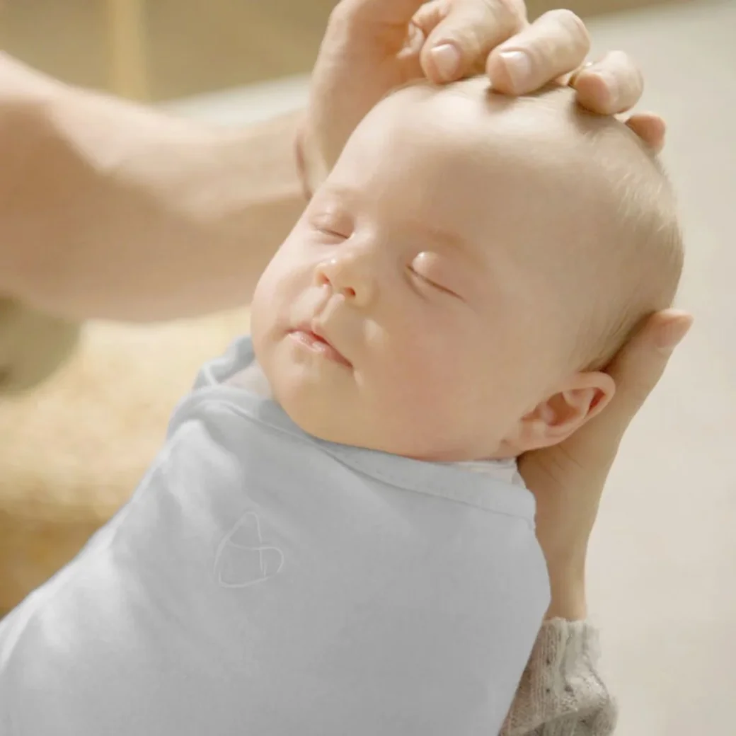 Sistem de infasare Ingenuity Swaddle Me Scribble Elephant, colectia Monogram (0-3 luni)