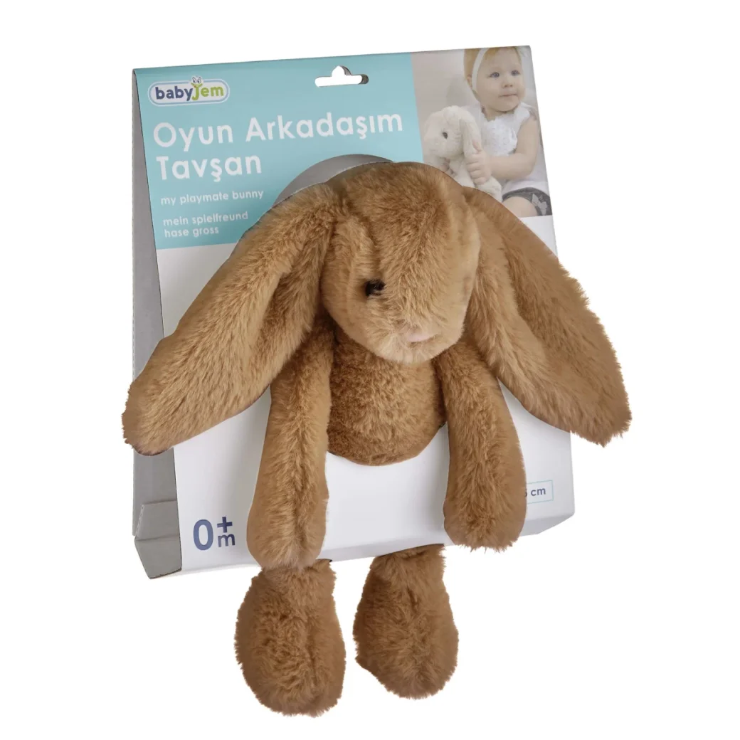 Jucarie din plus BabyJem The Bestie Bunny Maro deschis, 30 cm