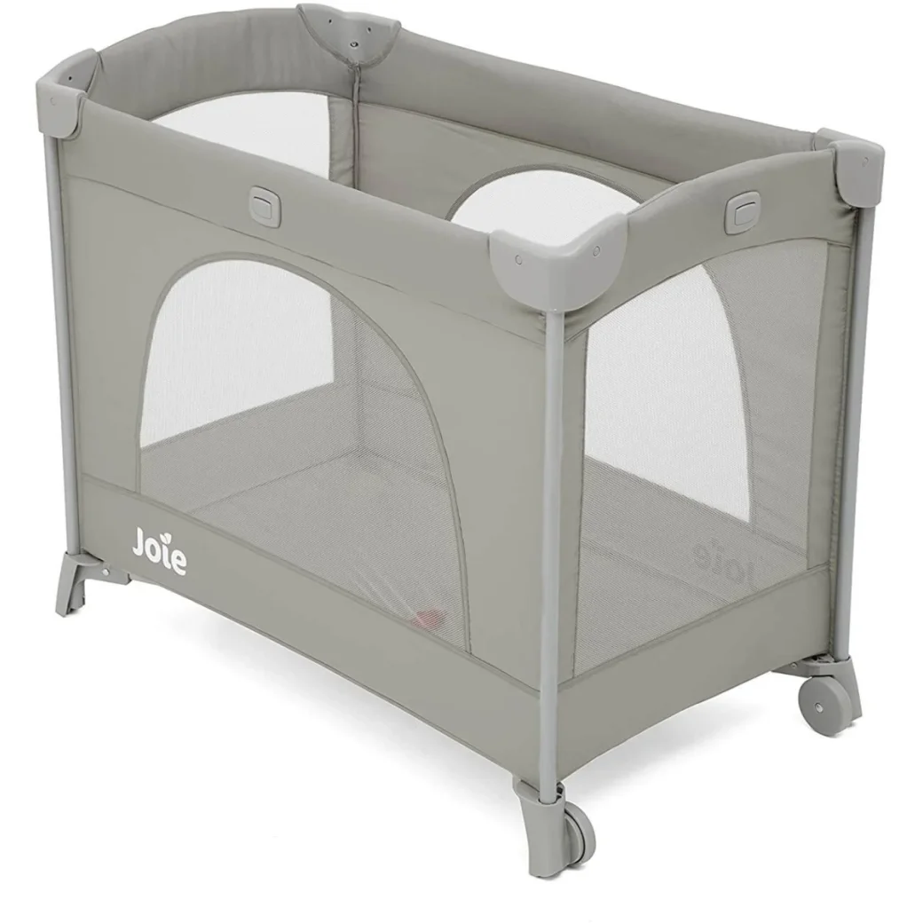Patut pliant Cosleeper Joie Kubbie Sleep Foggy Grey