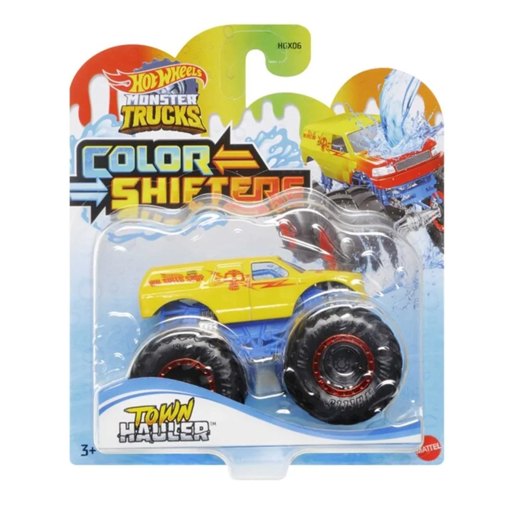 Hot Wheels Monster Trucks меняющий цвет в ассорт.