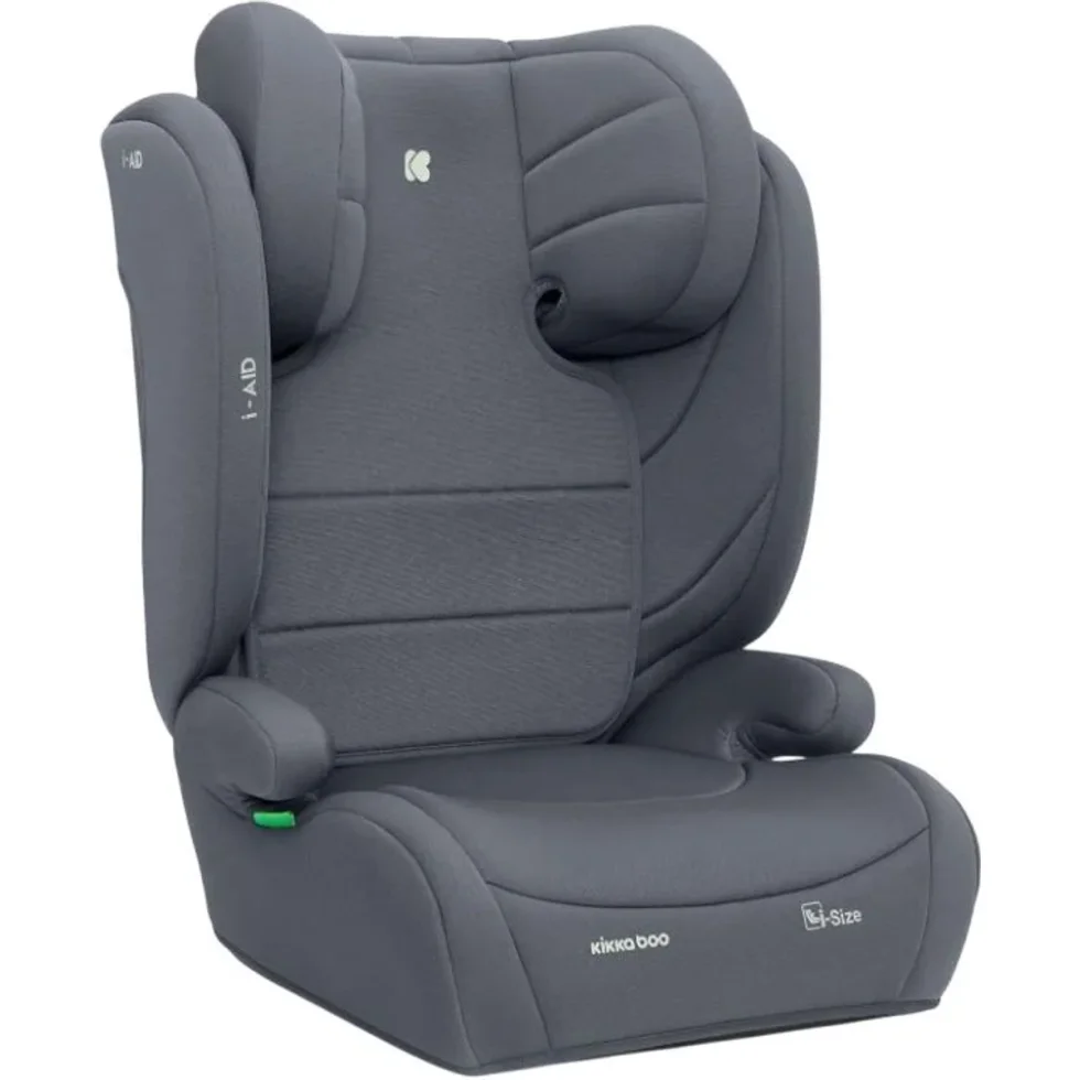 Scaun auto KikkaBoo i-Aid i-Size Dark Grey, 100-150 cm