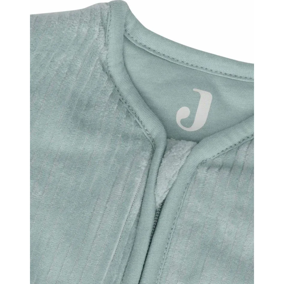 Спальный мешок с съёмными рукавами Jollein Rib Sea Green, 90 см foto