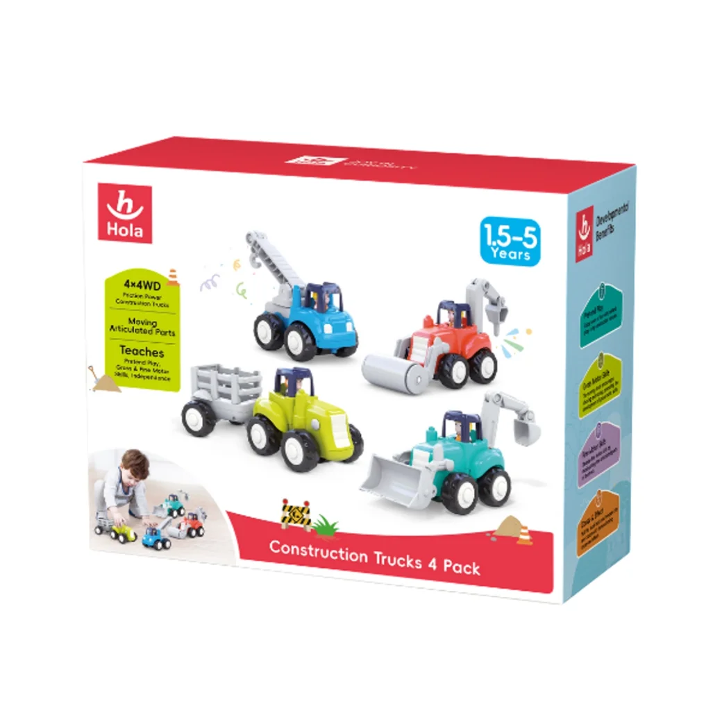 Set utilaje de construcție (4 vehicule)