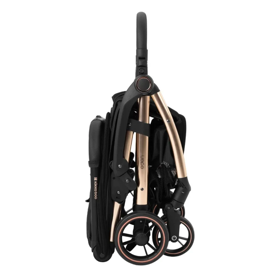 Carucior cu pliere automata KikkaBoo Eden Black