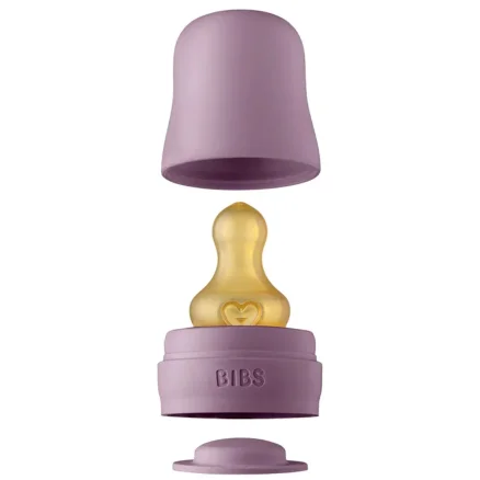 Комплект для стеклянных бутылочек BIBS Mauve foto