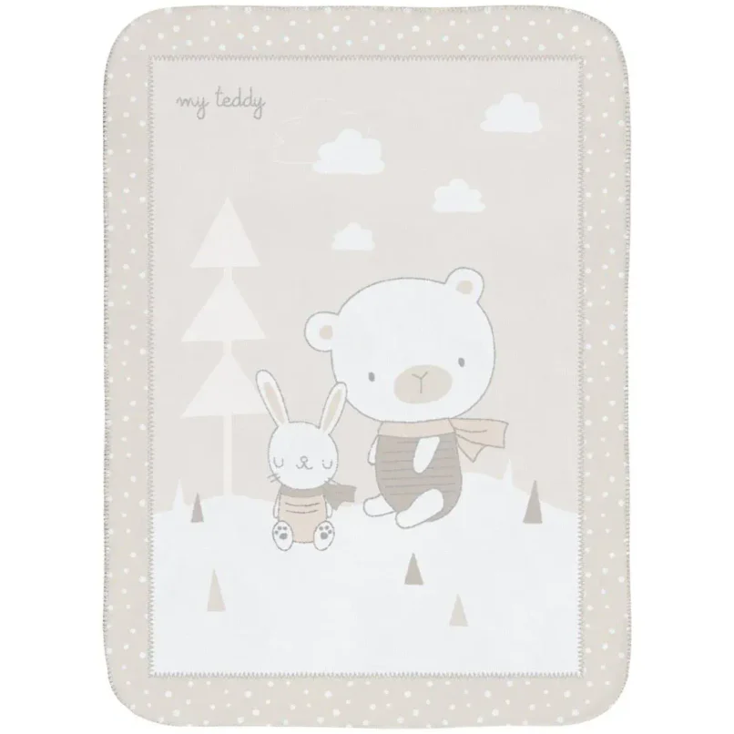 Супермягкое одеяло KikkaBoo My Teddy, 110x140 см foto