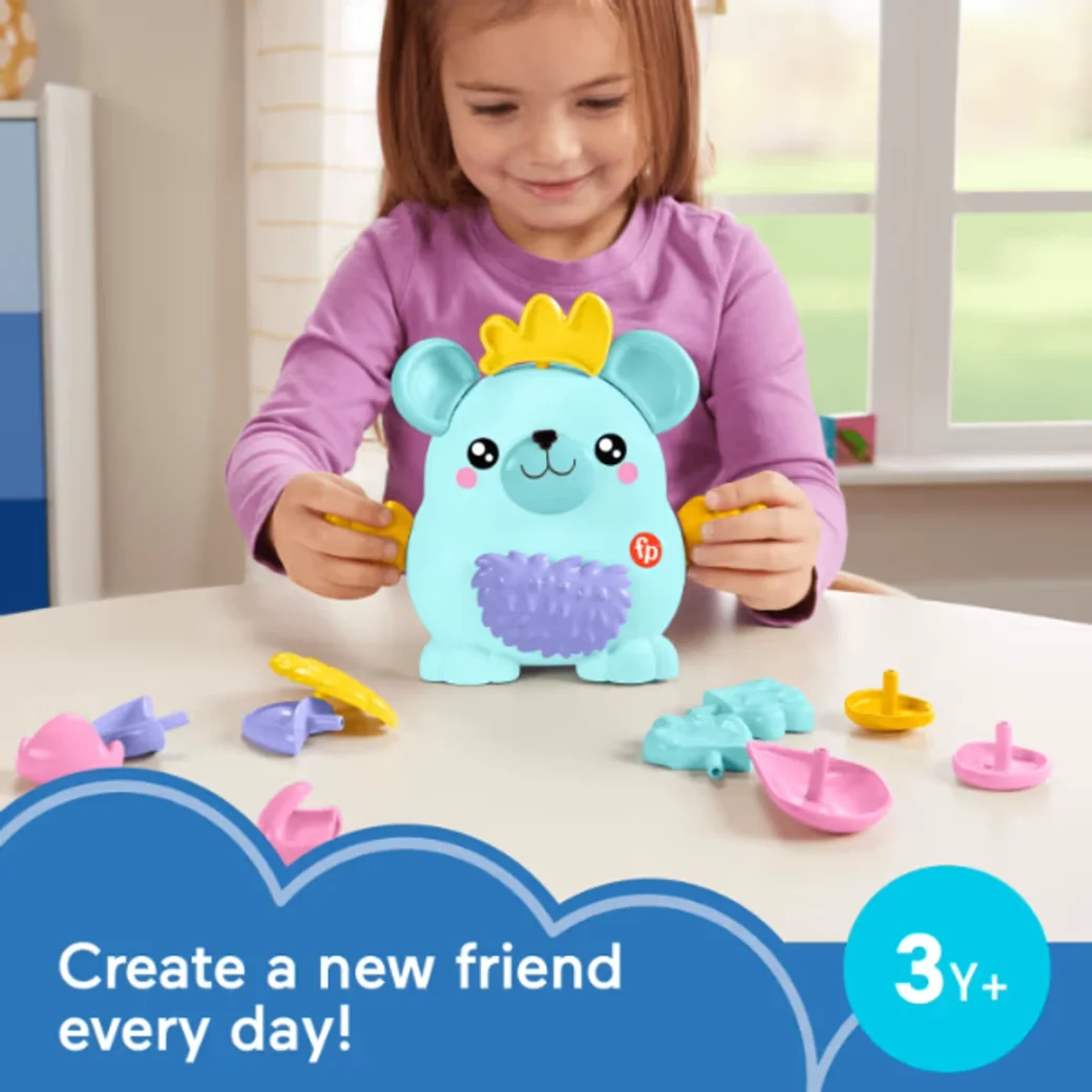 Jucări de dezvoltare "Strânge animăluțul tău de companie" de la Fisher Price, 18 elem.