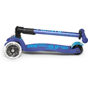 Trotineta pliabila Micro Maxi Deluxe Foldable LED Navy foto