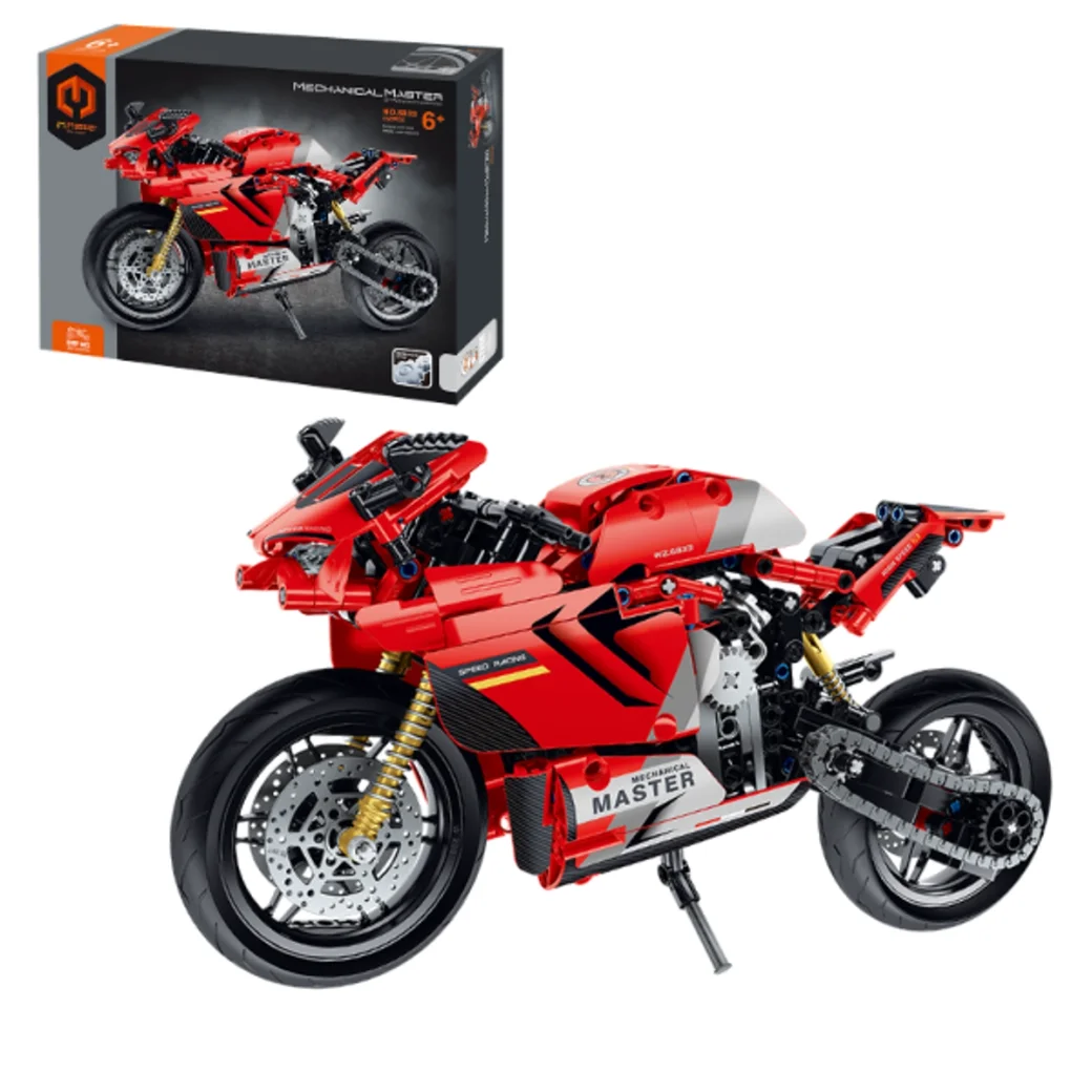 Set de construcție iM Master Mechanical Master „Motocicletă”, 557 piese