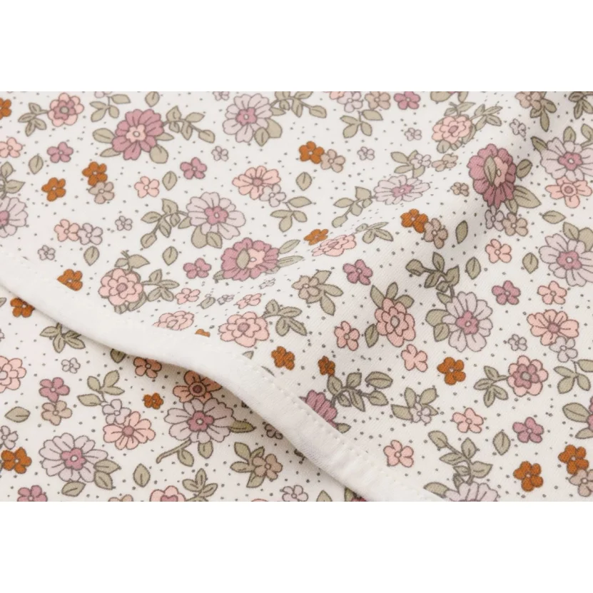 Одеяло Jollein Jersey Retro Flowers, 75x100 см