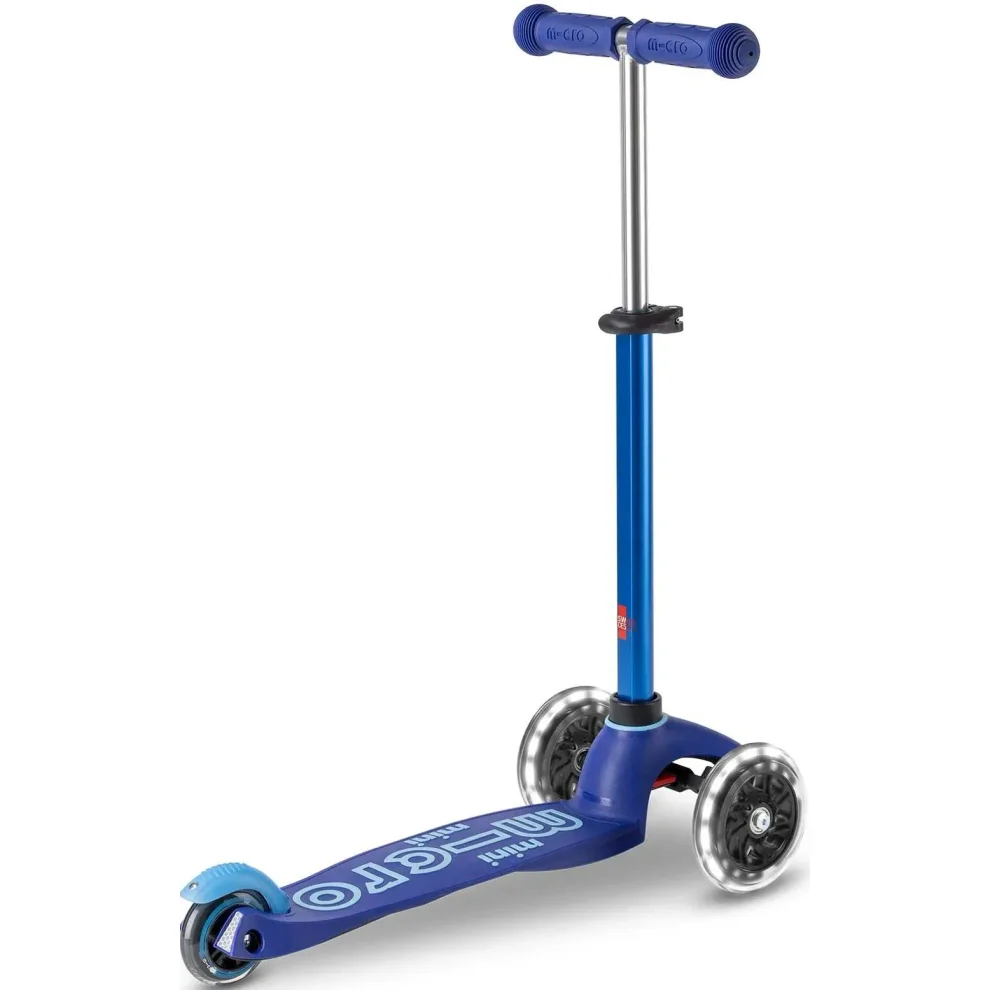 Trotineta Micro Mini Deluxe LED Blue foto