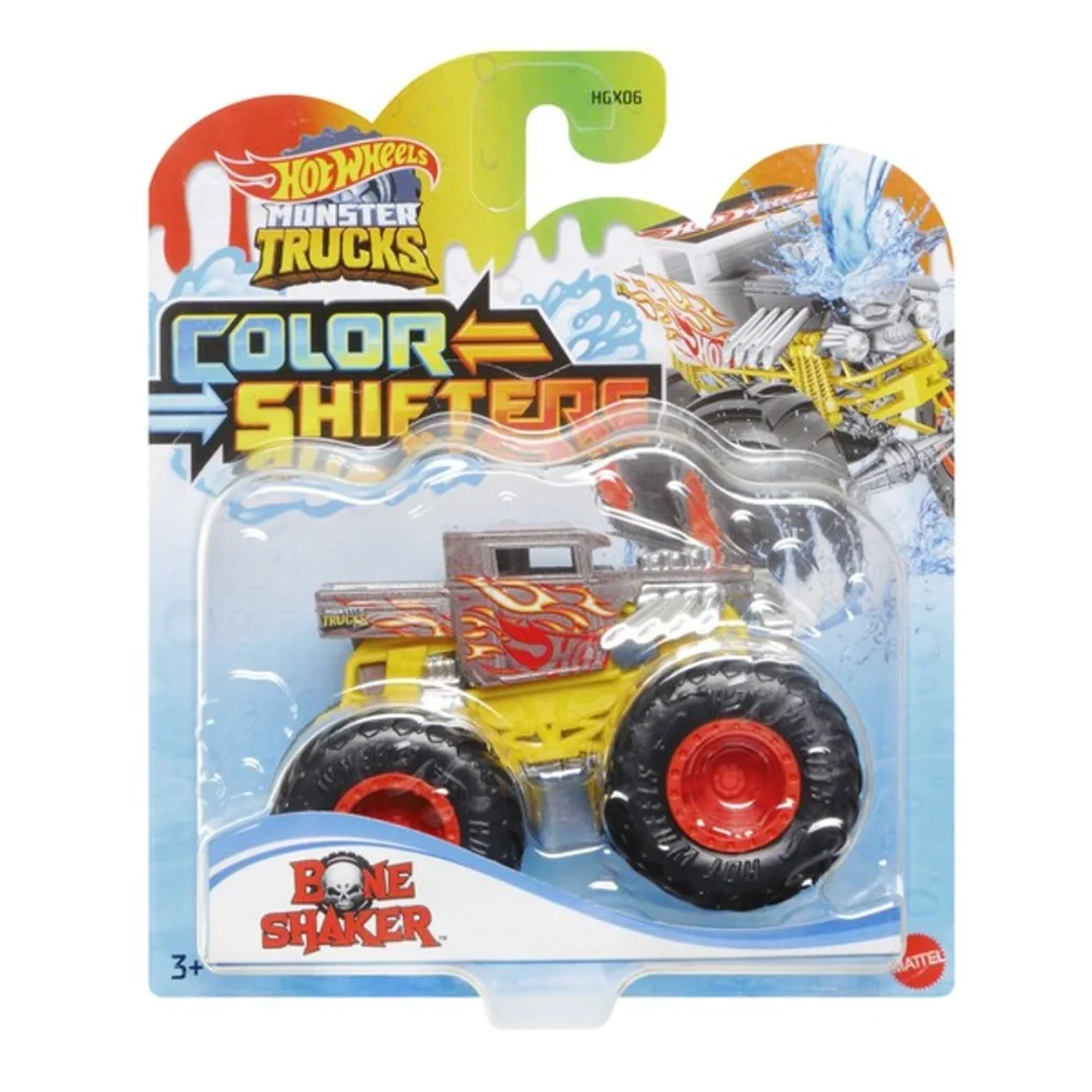 Hot Wheels Monster Trucks меняющий цвет в ассорт.