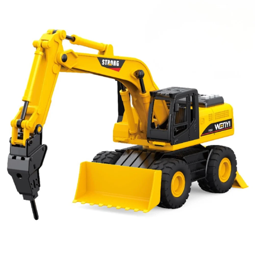 1:14 Utilaj special „Excavator-Încărcător” 3 în 1 (lumini/sunete)