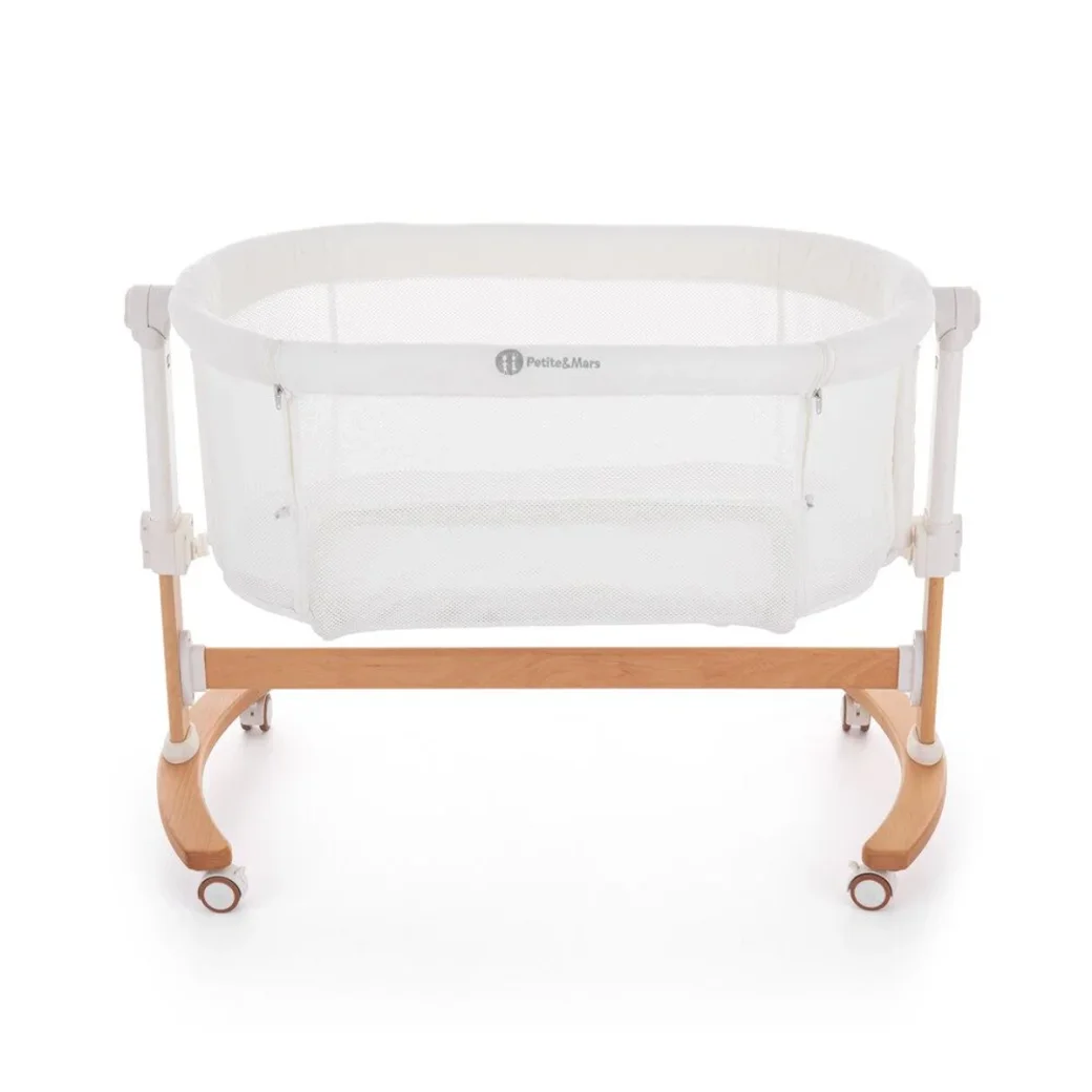 Кроватка co-sleeper 2 в 1 Petite&Mars Glory White