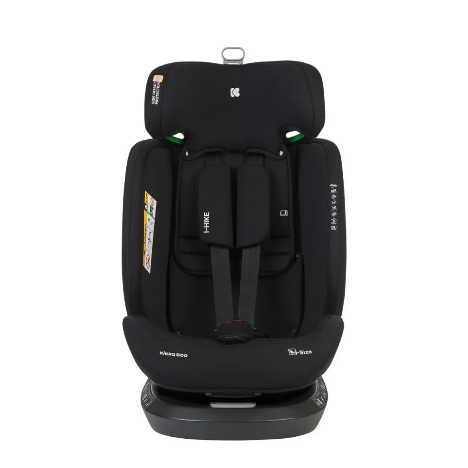Scaun auto rotativ cu isofix KikkaBoo i-Hike Beige, 40-150 cm foto